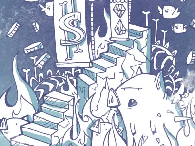 Payday - WIP cartoon character draw drawing illustrate illustration