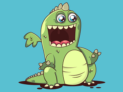 Skrulli character dragon illustration vector viking