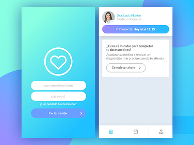 DoctorAPP - Frames app doctor framer interaction loading loggin ui ux