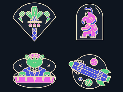 Tomorrowland 1994 Pins alien encounter magic kingdom scifi sonny eclipse tomorrrowland tree