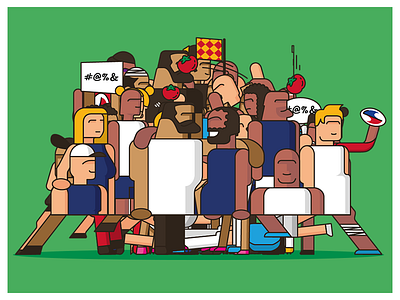 Rugby illustration ilustração rugby