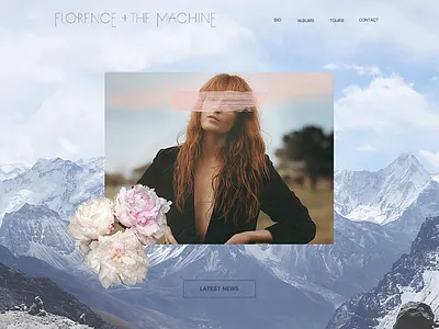 Daily UI #003 - Landing Page (above the fold) 003 collage daily ui homepage landing page ui design