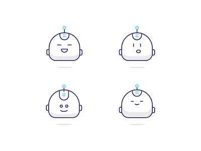 Robbie - Character bot character chatbot icons ilustration robbie robot