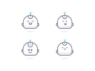 Robbie - Character bot character chatbot icons ilustration robbie robot