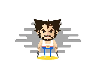 Xmen vector art concept design illustrator vector wolverine xmen