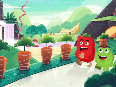 Yomimo 01 2d after animation cartoon cellanimation character effects explainer framebyframe photoshop