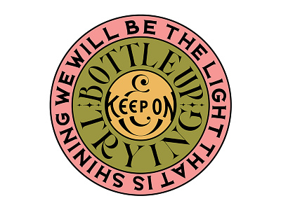 Keep on Trying graphic design handlettering lettering typography