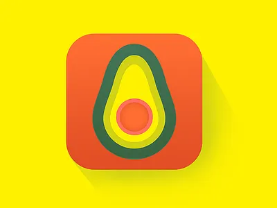 Daily UI #005 app dailyui avocado daily ui daily ui 005 digital healthy eating icon minimal ui ux