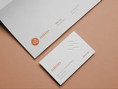 Mimo Brand Identity brand identity branding business card logo logo design modern logo monogram office package print design typography