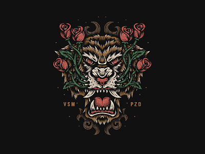 Tigers - H8k Hook apparel appareldesign bandart bandmerch graphictee merchdesign teesdesign