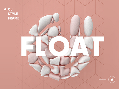 CJ-STYLE FREAM #6 3d app c4d float icon illustration