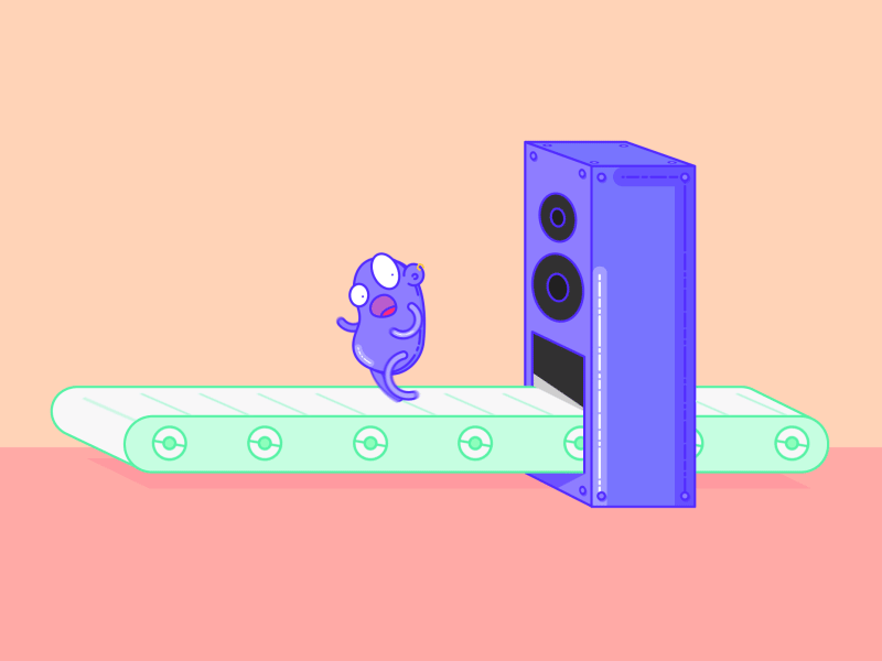 Run little one ! after effect color gif illustration illustrator music run running sound speedwalk