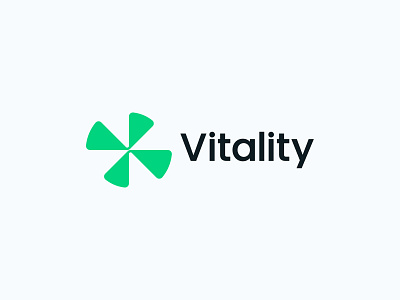 Vitality - Healthcare Logo brand guidelines brand identity branding doctor logo fitness logo graphic design gym logo health logo healthcare branding healthcare logo healthcare saas hospital logo logo design medical branding medical care medical logo medtech saas modern logo pharmacy logo visual identity