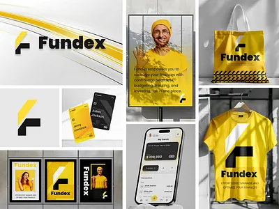 Fundex - Branding adobe xd app app branding app design brand design branding company branding figma finance finance app branding finance website branding futuristic branding logo logo design ui design ux design web design website website branding website design