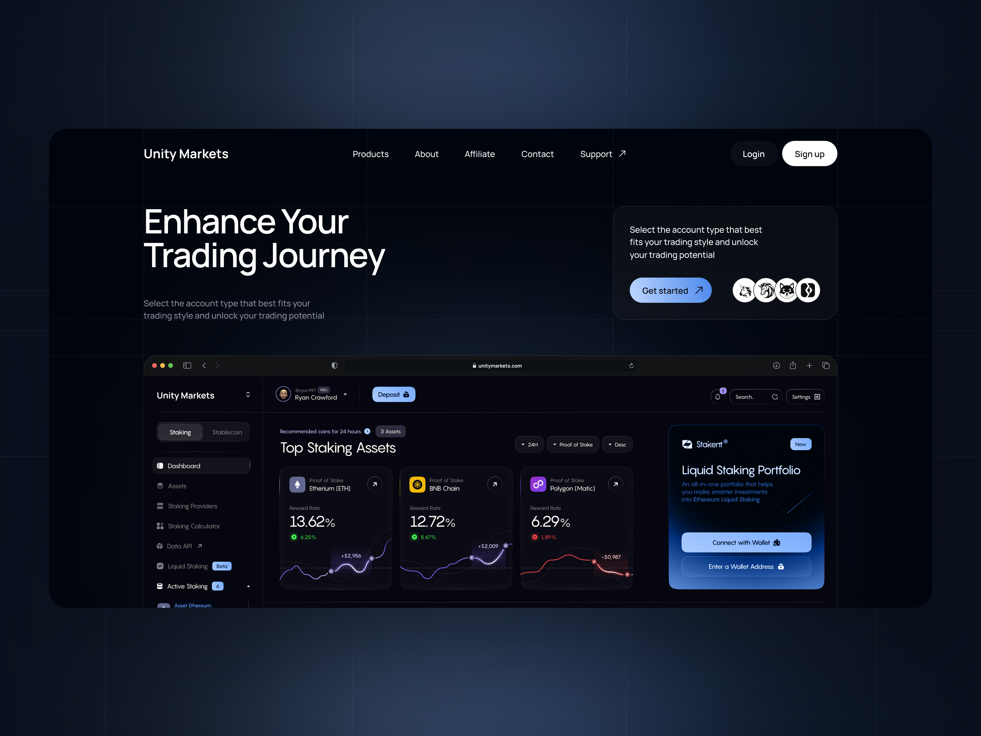 Stock Market Trading UI Design bank bitcoin blockchain crypto dashboard eth finance fintech modern nft p2p stock stocks swap trade trading ui ux web3 webdesign