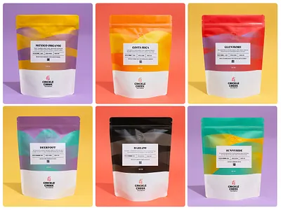 Packaging Design Crickle Creek branding calgary canada coffee packaging coffee roasters identity packaging packaging design redesign wellness