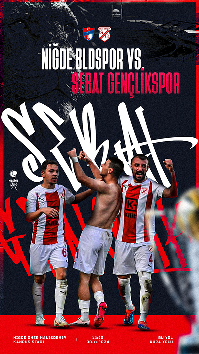 Matchday Design - Sports Design - Gameday yunusemretirpan