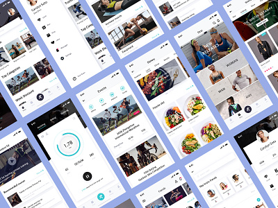 Hello，Dribbble！ bring design fitness uiux