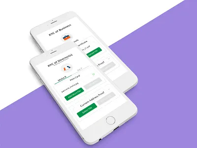 Smartphone Document Upload Screen mobile quick upload single screen