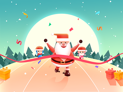 2018 Merry Christmas christmas，sprint，illustration，ui merry