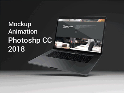 Animated GIF Photoshop MocKup (Apple MackBook) animated mockup psd tutorials