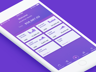 Bank App Account overview ui account bank clean finance login minimal overview simple ui ux