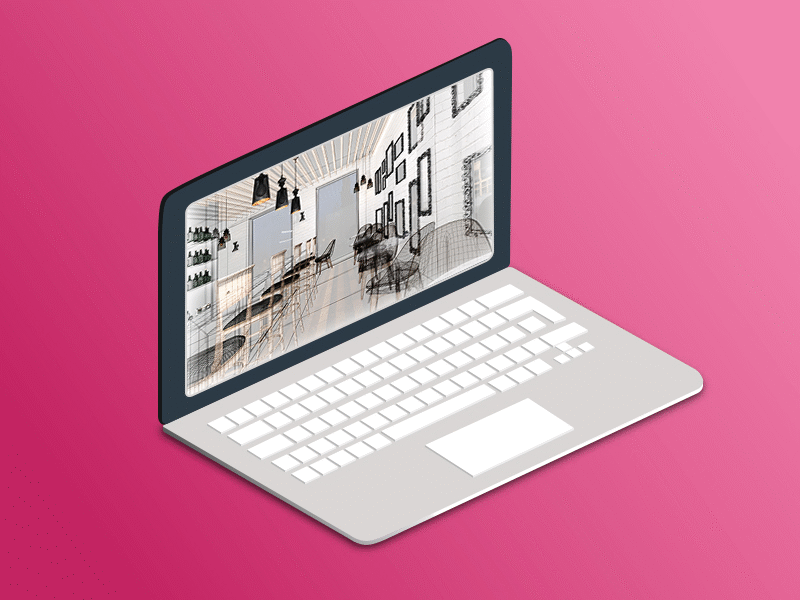 PC MOOD design dribbble gif illustration render technology