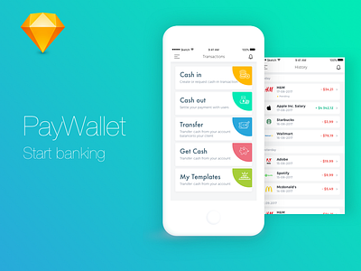 Paywallet banking payment