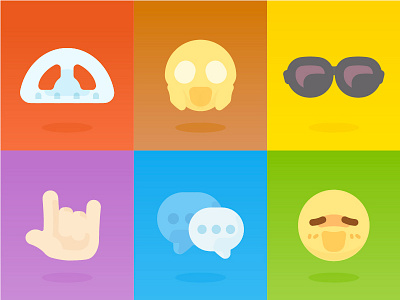 Icon / Emoji for OnionMath Communication (2D) app cute flat game icon lovely mono onionmath