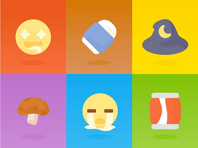 Icon / Emoji for OnionMath Communication (2D) app cute flat game icon lovely mono onionmath