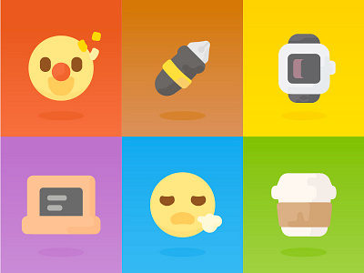 Icon / Emoji for OnionMath Communication (2D) app cute flat game icon lovely mono onionmath