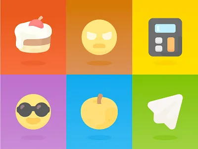Icon / Emoji for OnionMath Communication (2D) app cute flat game icon lovely mono onionmath