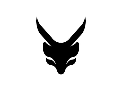 Antelope animal antelope identity logo