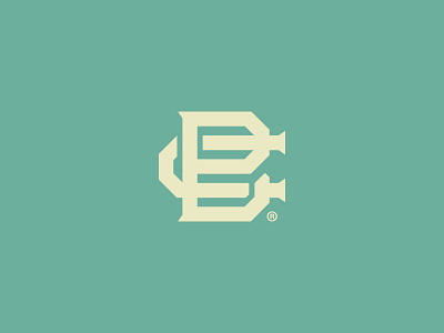 Bates Painting Company b brand branding clean custom logo mark modern monogram paint painting type