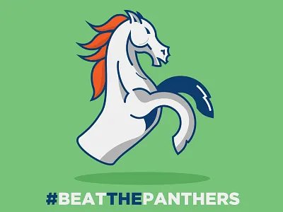 Broncos Superbowl broncos football illustration superbowl 50