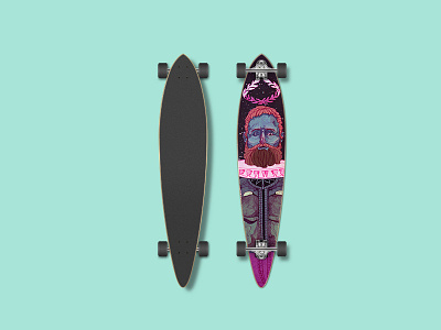 Camões Longboard art digital art illustration lisboa lisbon longboard poet poetry portugal product design skate