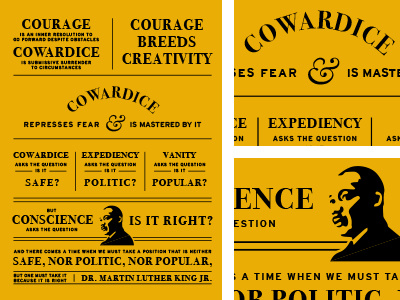 Conscience Asks the Question, "Is it right?" dmlkj king martin luther king martin luther king jr mlk