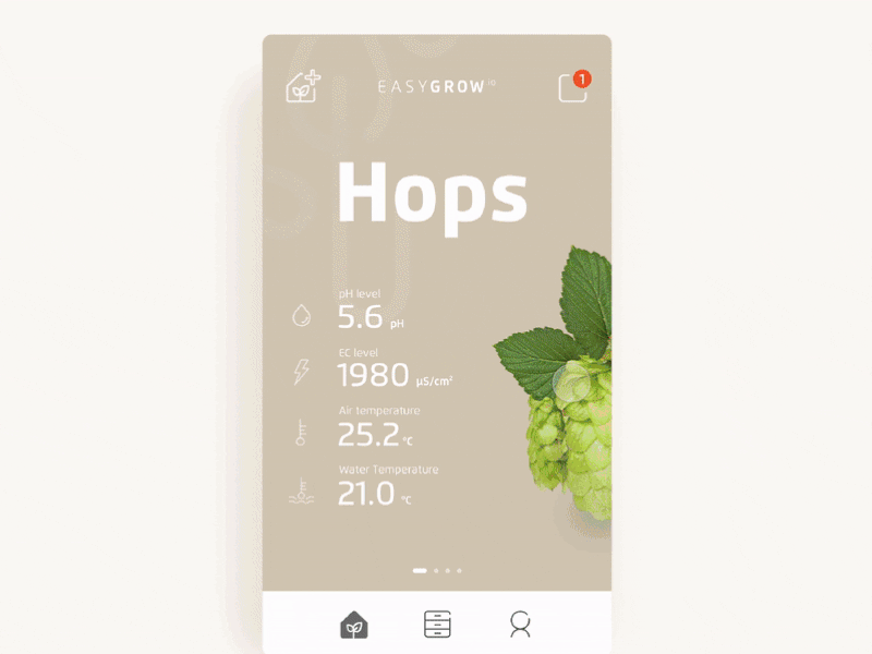 easygrow.io app preview aftereffects animation app colors design easygrow ios iot mobile principle ui ux