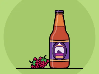 Beer Bottle adobe illustrator beer bottle graphic design vector