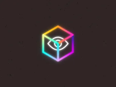 Eye’s Cube. gradient illustration illustrator
