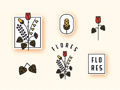πππ bouquet flor floral branding floral logo flores flower flower bouqet flowers
