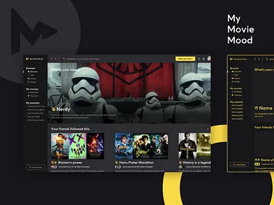 My Movie Mood - Desktop app app desktop mac mood movie ui ux