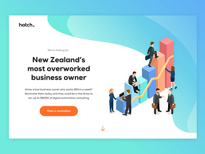 New Zealand's Most Overworked Business Owner competition home website