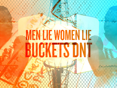 Buckets DNT ballislife basketball collage dion waiters editorial edmonton halftone illustration