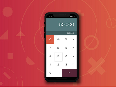 Daily UI - Calculator calculator dailyui design ui uidesign uidesigner uiux uiuxdesign userdesign userinterface