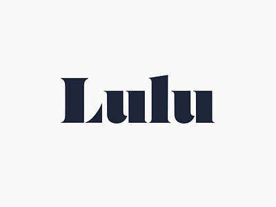 Lulu Branding branding logo wordmark