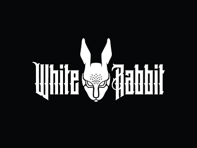 White Rabbit Whiskey bar Logo bar brand logo rabbit vector whiskey