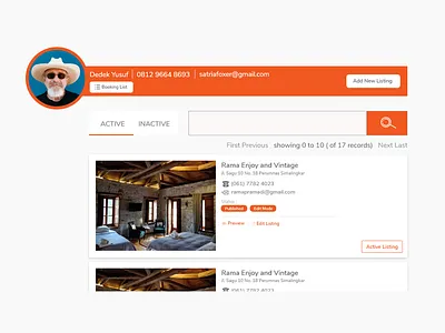 Listing Property From Member listingproperty memberproperty propertylist ui ux web