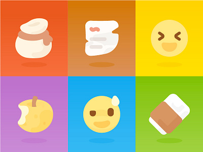 Icon / Emoji for OnionMath Communication (2D) app cute flat game icon lovely mono onionmath