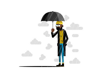 Rainy. character characterdesign design icons illustrations illustrator vector vectorart